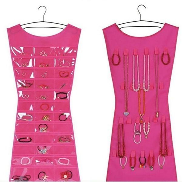 39 pocket 24 hanging loop storage bag jewelry holder necklace bracelet earring ring organizer jewelry bag 98*46cm, Pink;blue
39 pocket 24 hanging loop storage bag jewelry holder necklace bracelet earring ring organizer jewelry bag 98*46cm, Pink;blue