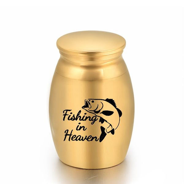 cremation urns ashes holder keepsake pet memorial mini urn jar funeral urn pendant - fishing in heaven 25x16mm, Silver
cremation urns ashes holder keepsake pet memorial mini urn jar funeral urn pendant - fishing in heaven 25x16mm, Silver