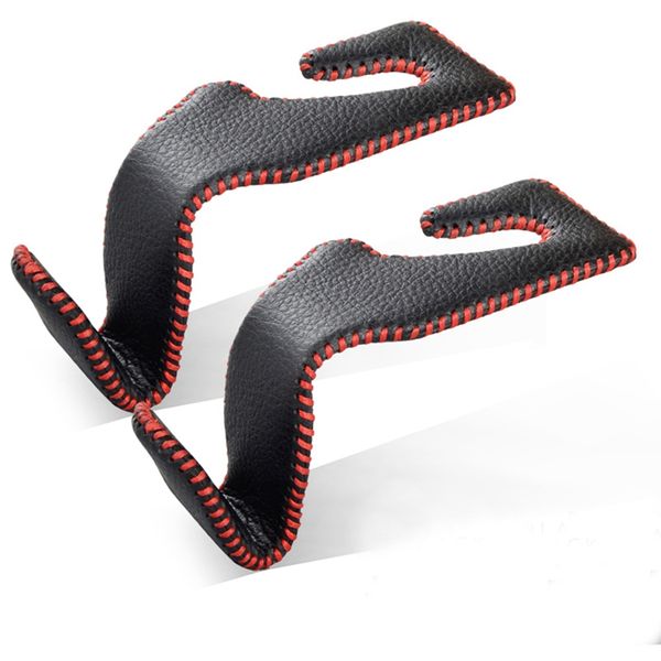 2pcs seat back bag hook hanger leather clip car universal black+red
2pcs seat back bag hook hanger leather clip car universal black+red