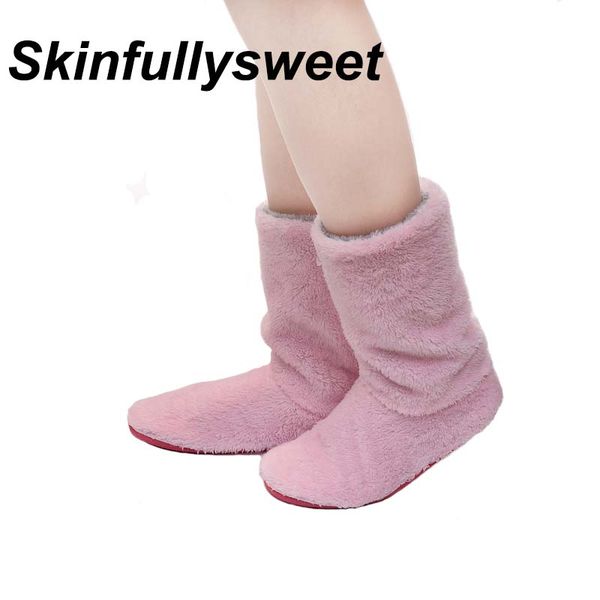 2018 new short plush cotton long boots women winter warm cotton-padded shoes winter soft bottom indoor boots, Black
2018 new short plush cotton long boots women winter warm cotton-padded shoes winter soft bottom indoor boots, Black