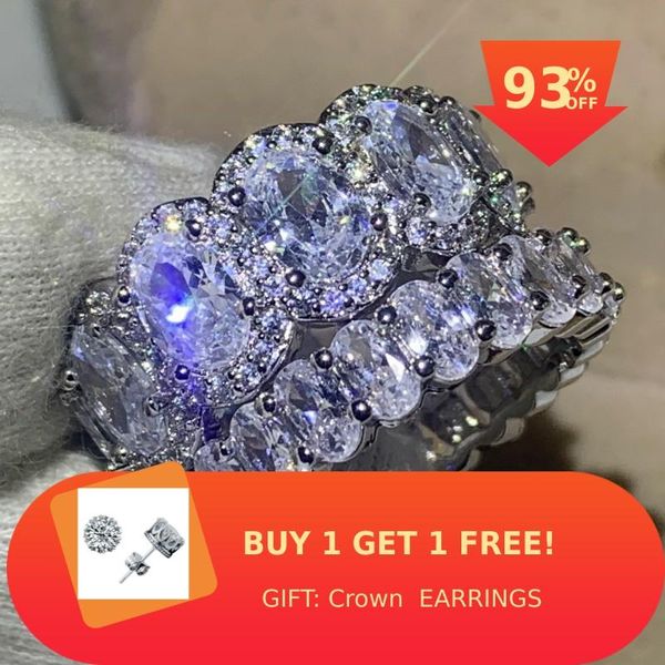 selling jewelry 925 sterling silver oval cut white cubic zircon promise women wedding ring set, Slivery;golden
selling jewelry 925 sterling silver oval cut white cubic zircon promise women wedding ring set, Slivery;golden