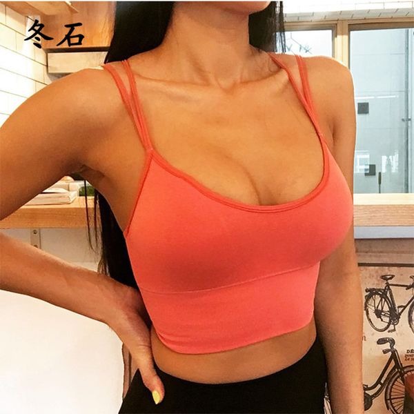 gym clothing women sports bra for running wire push up yoga female seamless underwear fitness sport padded, White;black
gym clothing women sports bra for running wire push up yoga female seamless underwear fitness sport padded, White;black