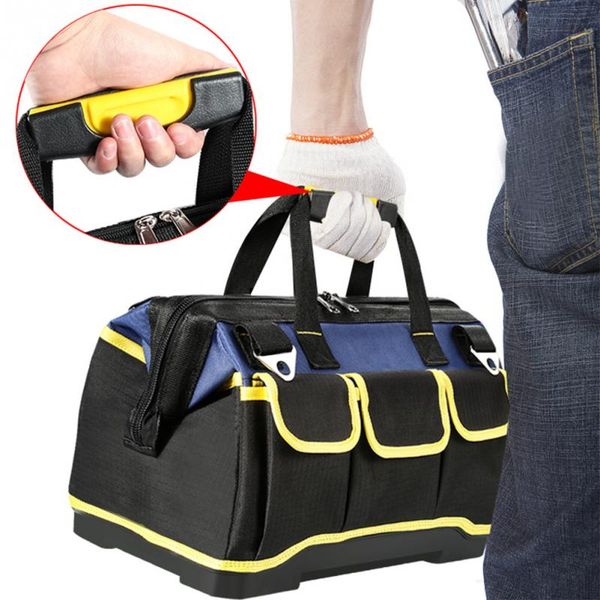 car repair organizer wear resistant tool bag durable canvas fabric with handle thicken multi pockets multipurpose flat bottom
car repair organizer wear resistant tool bag durable canvas fabric with handle thicken multi pockets multipurpose flat bottom