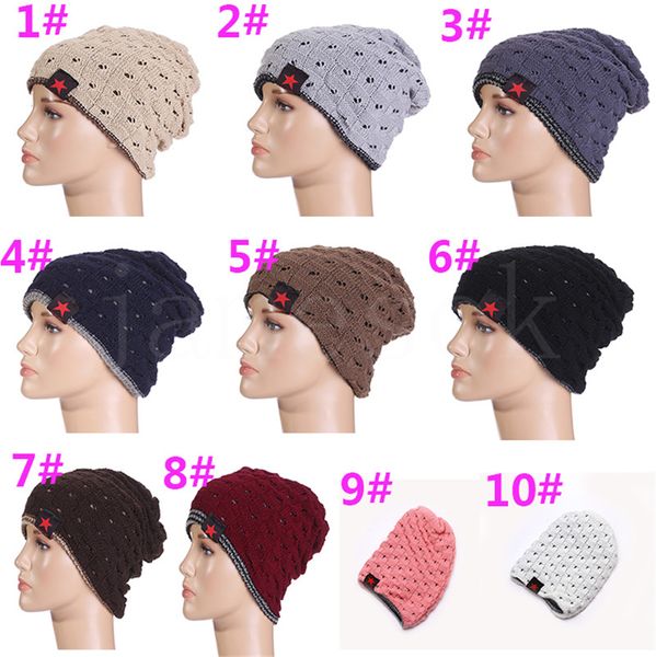 five-star striped hat women men hollow double-sided winter warm caps fashion knit hat outdoor ski cap da037, Blue;gray
five-star striped hat women men hollow double-sided winter warm caps fashion knit hat outdoor ski cap da037, Blue;gray