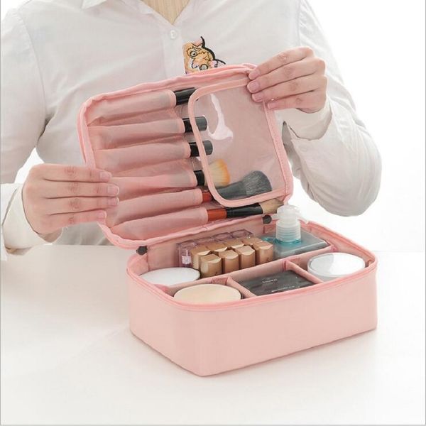 new women men cosmetic bag make up makeup organizer bag portable toiletry wash business trip storage travel kit
new women men cosmetic bag make up makeup organizer bag portable toiletry wash business trip storage travel kit