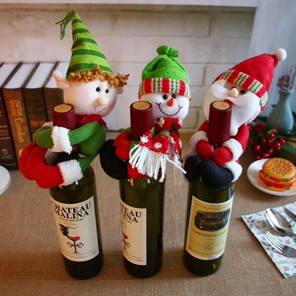 1pcs wine bottle hold covers set santa claus snowman christmas table decoration party wedding holiday wine bottle holding
1pcs wine bottle hold covers set santa claus snowman christmas table decoration party wedding holiday wine bottle holding