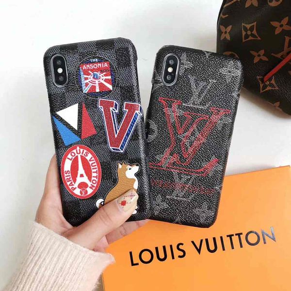 

Luxury fa hion de igner phone ca e for iphone x x max xr 8plu 8 7plu 7 6 6 brand pu leather cellphone cover ca e anti hock hell