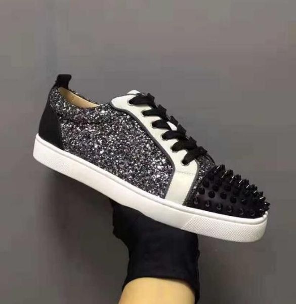 2019 young skate shoes brand design red bottom sneaker men junior spikes vieira rhinestone giltter with spikes wholesale cheap, Black
2019 young skate shoes brand design red bottom sneaker men junior spikes vieira rhinestone giltter with spikes wholesale cheap, Black