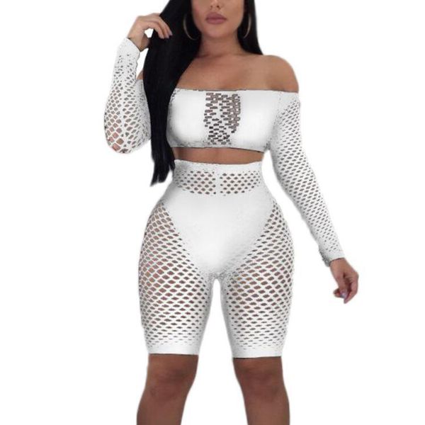 women jumpsuit bodysuit mesh solid color hollow slim fit romper fashion long sleeve casual, Black;white
women jumpsuit bodysuit mesh solid color hollow slim fit romper fashion long sleeve casual, Black;white