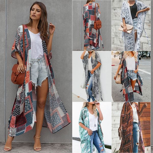 beach coat women's jacket and kimono 2020 seaside holiday cardigan printed long blouse kimono 85456, White;black
beach coat women's jacket and kimono 2020 seaside holiday cardigan printed long blouse kimono 85456, White;black