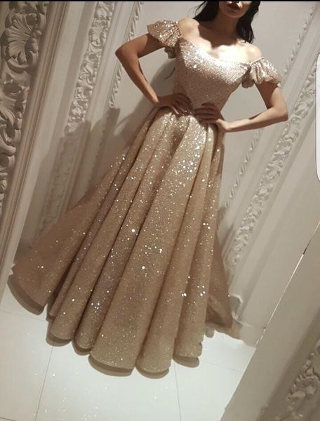 2019 New Arabic Bubble Sleeves Off-the-Shoulder Prom Dresses Sequins A Line Princess Floor Length Evening Gownsal Dress Custom Made robe de, Black
2019 New Arabic Bubble Sleeves Off-the-Shoulder Prom Dresses Sequins A Line Princess Floor Length Evening Gownsal Dress Custom Made robe de, Black