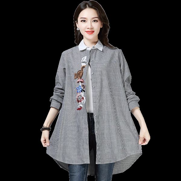 6xl 5xl plus size blouses ladies 2019 striped embroidery blouse spring fashion korean shirt women camisas femininas quality, White
6xl 5xl plus size blouses ladies 2019 striped embroidery blouse spring fashion korean shirt women camisas femininas quality, White