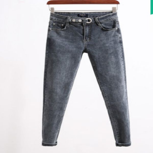 blue, gray high waist jeans show new high tide female foot cultivate one's morality show thin tight panty 
blue, gray high waist jeans show new high tide female foot cultivate one's morality show thin tight panty