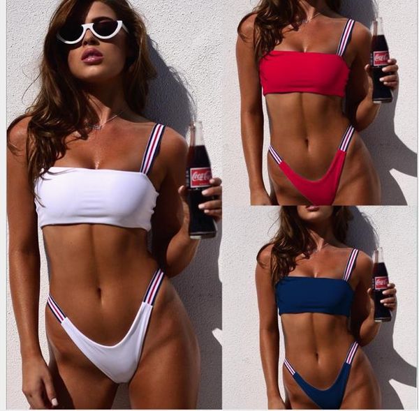 new pure-color breast-wiping bikini blockbuster swimsuit in europe and america in 2019
new pure-color breast-wiping bikini blockbuster swimsuit in europe and america in 2019
