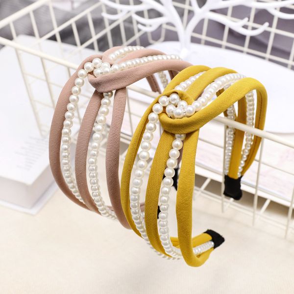 cn korea cross knot pearl hairband elegant solid color headbands for girls women fashion pearl hair hoop bezel hair accessories
cn korea cross knot pearl hairband elegant solid color headbands for girls women fashion pearl hair hoop bezel hair accessories
