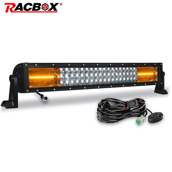 offroad triple row new 22inch amber white color flood spot combo beam led bar driving boat running lights for wrangler 12v
offroad triple row new 22inch amber white color flood spot combo beam led bar driving boat running lights for wrangler 12v