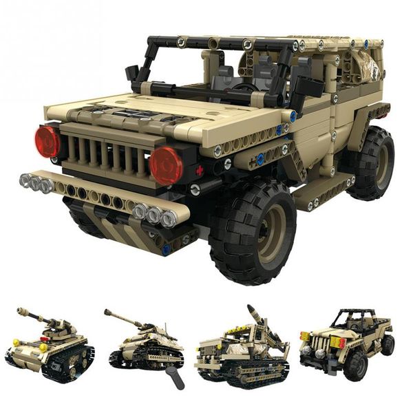 rc модели строительных блоков diy соберите игрушка 2,4 4 канала дистанционного управления rc военный автомобиль грузовик
rc модели строительных блоков diy соберите игрушка 2,4 4 канала дистанционного управления rc военный автомобиль грузовик