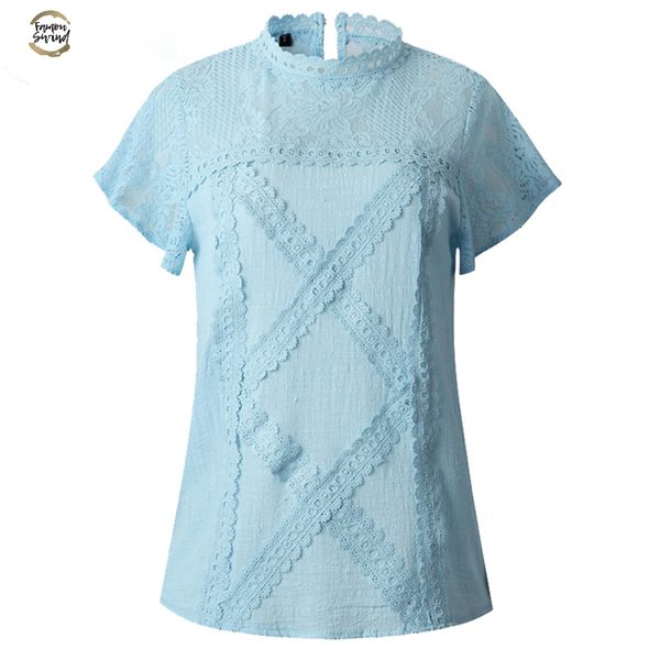 cotton lace shirts women 2019 fashion o neck short sleeve casual summer blouses and hollow out blusas, White
cotton lace shirts women 2019 fashion o neck short sleeve casual summer blouses and hollow out blusas, White