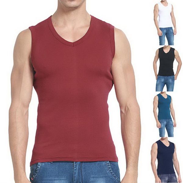 heflashor 2019 summer solid color tank men fashion v-neck fitness undershirt bodybuilding male casual sleeveless vest, White;black
heflashor 2019 summer solid color tank men fashion v-neck fitness undershirt bodybuilding male casual sleeveless vest, White;black