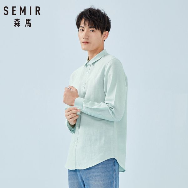 semir men regular fit shirt color men's shirt soft cotton easy-iron with tapered waist fashion for spring, White;black
semir men regular fit shirt color men's shirt soft cotton easy-iron with tapered waist fashion for spring, White;black
