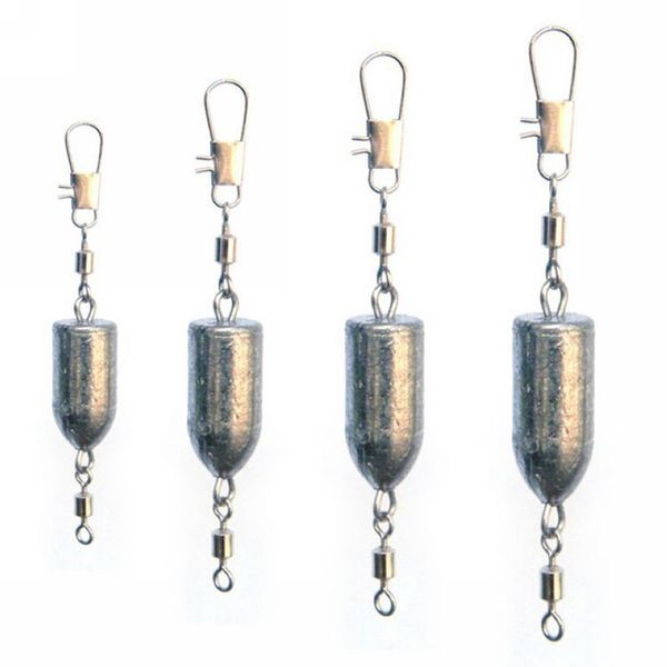 two swivels & snap lead fishing sinker / weight 10g to 80 
two swivels & snap lead fishing sinker / weight 10g to 80