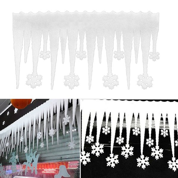 lovely xmas 2pcs/set white snowflake ice bars strip christmas decoration for home party christmas window wall door decor#289681
lovely xmas 2pcs/set white snowflake ice bars strip christmas decoration for home party christmas window wall door decor#289681