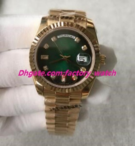 men wristwatch 36mm 128238 green black dial steel bracelet men's sport wrist watches asia 2813 automatic luxury wristwatch ing