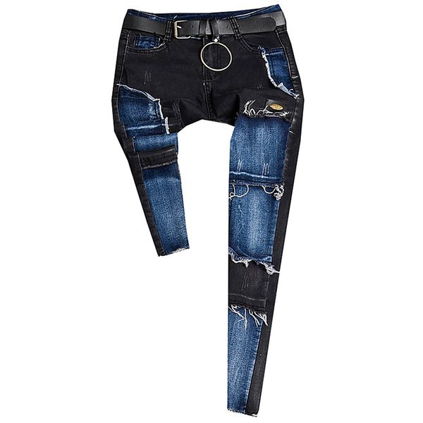 mid waist dark blue patchwork skinny tights women pencil jeans high stretch push up denim women fashion jeans
mid waist dark blue patchwork skinny tights women pencil jeans high stretch push up denim women fashion jeans
