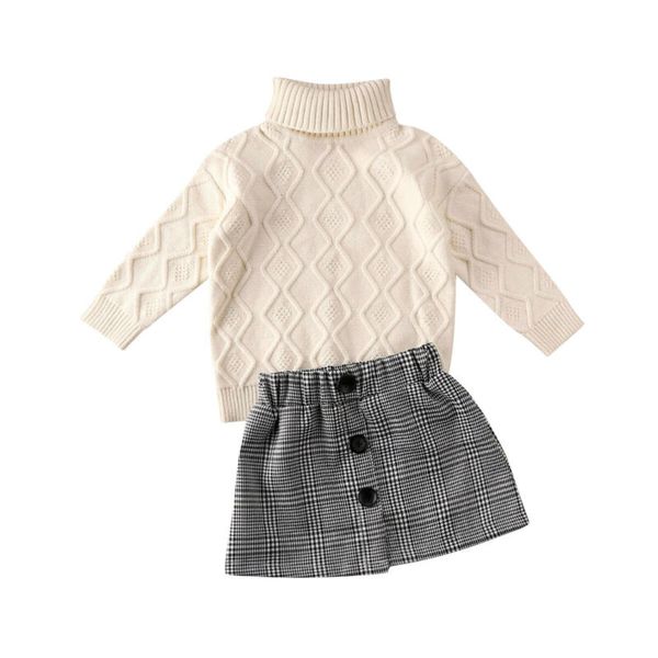 toddler baby girls 2pcs winter clothes knitted sweater +skirt outfits set 2-7 years, White
toddler baby girls 2pcs winter clothes knitted sweater +skirt outfits set 2-7 years, White