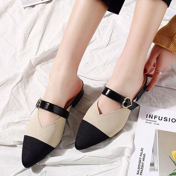 2019 new summer women solid mesh outdoor slippers causal pointed toe buckle square heel slippers size 35-39 xwt1617, Black
2019 new summer women solid mesh outdoor slippers causal pointed toe buckle square heel slippers size 35-39 xwt1617, Black