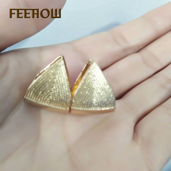feehow new classic triangle frosty metal punk hook earrings for women party dinner show birthday gift jewelry fwep2429, Golden;silver
feehow new classic triangle frosty metal punk hook earrings for women party dinner show birthday gift jewelry fwep2429, Golden;silver