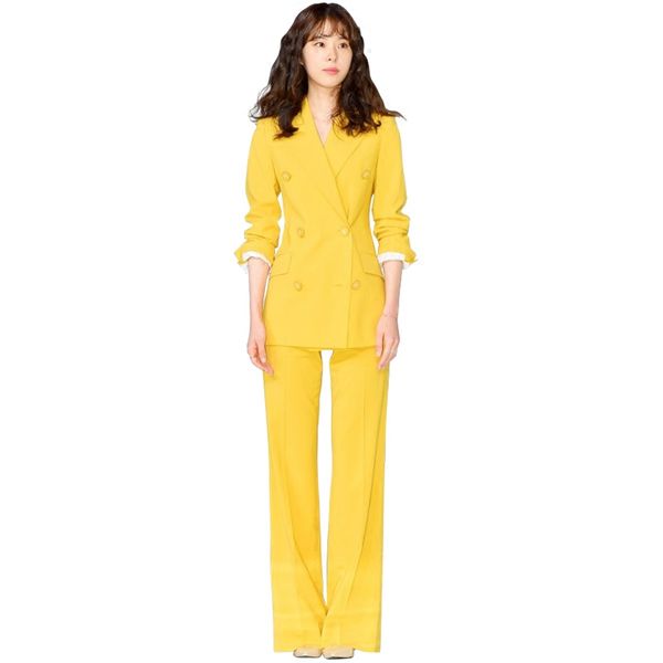 women's handsome suit spring and autumn new slim suit jacket fashion flare pants casual professional two-piece jq591, White;black
women's handsome suit spring and autumn new slim suit jacket fashion flare pants casual professional two-piece jq591, White;black