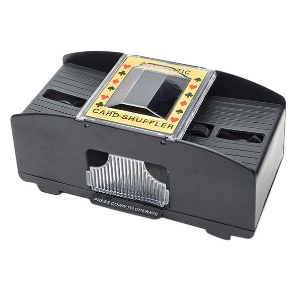 2 deck automatic playing card shuffler battery operat electric shuffling machine
2 deck automatic playing card shuffler battery operat electric shuffling machine