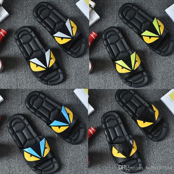 designer sandals rubber slide sandal eye monster men slippers flip flops mens striped beach causal slippe rubber flip-flops ing, Black
designer sandals rubber slide sandal eye monster men slippers flip flops mens striped beach causal slippe rubber flip-flops ing, Black