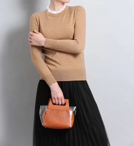 women sweater jumper polyester lace neck high collar slim base sweater, White;black
women sweater jumper polyester lace neck high collar slim base sweater, White;black