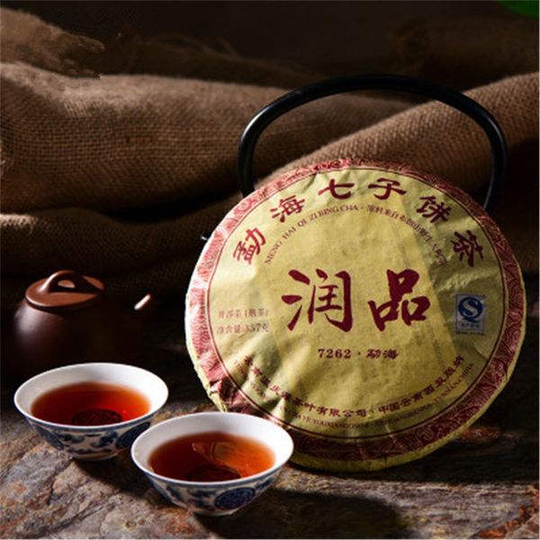 357g yunnan menghai qizi 7262 ripe puer tea cake organic natural black puerh old tree cooked puer tea green food preference
357g yunnan menghai qizi 7262 ripe puer tea cake organic natural black puerh old tree cooked puer tea green food preference