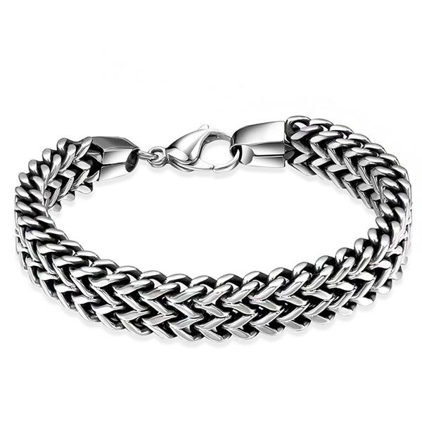 2020 bracelet women silver stainless steel chain bracelet with charm accessories bracelets on hand on the jewelry punk, Black
2020 bracelet women silver stainless steel chain bracelet with charm accessories bracelets on hand on the jewelry punk, Black
