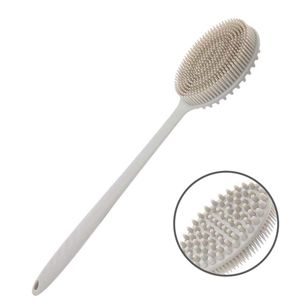 body brush, silicone body brush, suitable for bathing long handle shower brush and shampoo massage brush
body brush, silicone body brush, suitable for bathing long handle shower brush and shampoo massage brush