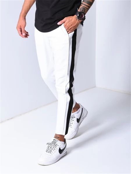 striped panelled mens designer sport pants fashion loose mulit pockets mens sport pants casual males clothing, Black
striped panelled mens designer sport pants fashion loose mulit pockets mens sport pants casual males clothing, Black