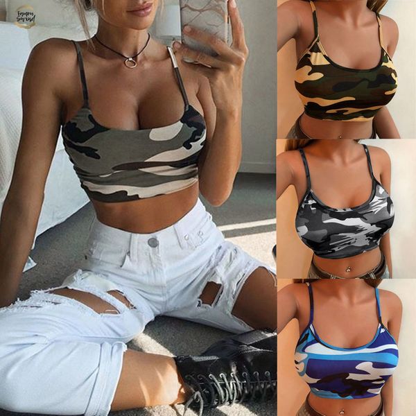 sale and deals summer women camouflage sleeveless tank bustier bra vest crop new fashionable sports vest for 2019, White
sale and deals summer women camouflage sleeveless tank bustier bra vest crop new fashionable sports vest for 2019, White