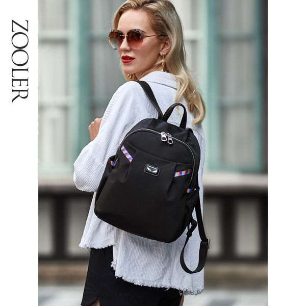zooler oxford backpacks women soft real quality backpack for girls black fashion female backpack#jx200
zooler oxford backpacks women soft real quality backpack for girls black fashion female backpack#jx200