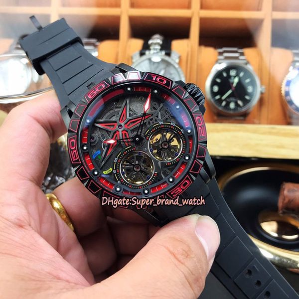 new version excalibur rddbex0657 skeleton dial double tourbillon mechanical hand-winding mens watch steel case rubber designer watches, Slivery;brown
new version excalibur rddbex0657 skeleton dial double tourbillon mechanical hand-winding mens watch steel case rubber designer watches, Slivery;brown