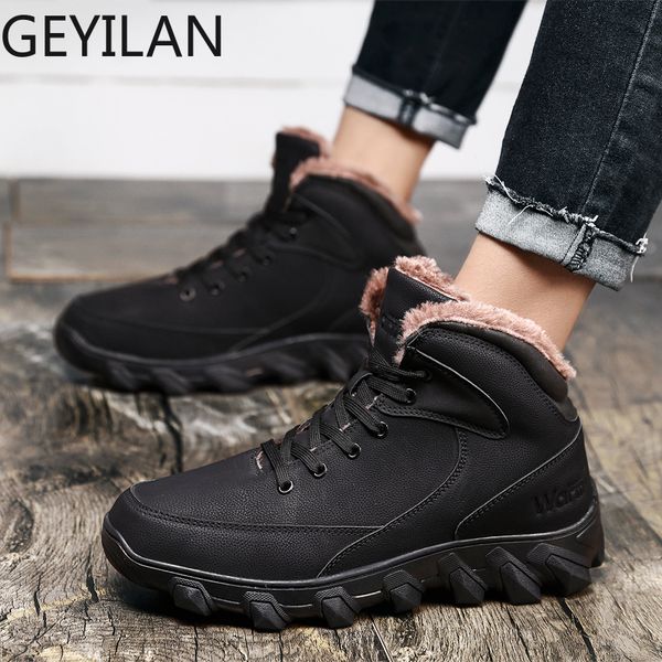 fashion trend winter new warm snow boots men outdoor casual men work ankle boots comfortable male shoes footwear big size 39-46, Black
fashion trend winter new warm snow boots men outdoor casual men work ankle boots comfortable male shoes footwear big size 39-46, Black