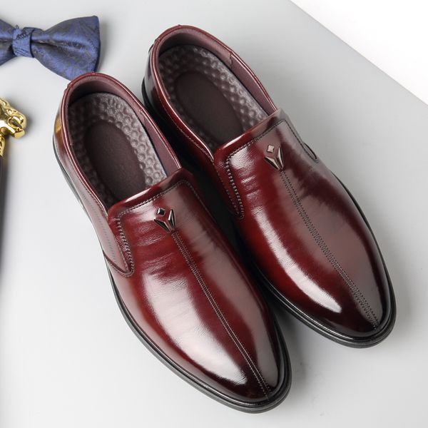 men casual business wedding formal dresses cow leather shoes slip-on lazy driving shoe gentleman breathable loafers sapatos male, Black
men casual business wedding formal dresses cow leather shoes slip-on lazy driving shoe gentleman breathable loafers sapatos male, Black