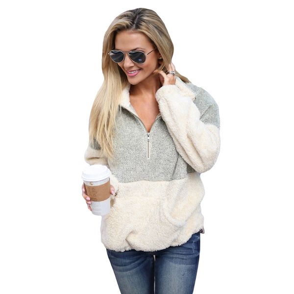 womens clothing hoodies pullovers long sleeve winter coat korean women's clothes outwear hooded hairy jacket harajuku hoodie, Black
womens clothing hoodies pullovers long sleeve winter coat korean women's clothes outwear hooded hairy jacket harajuku hoodie, Black