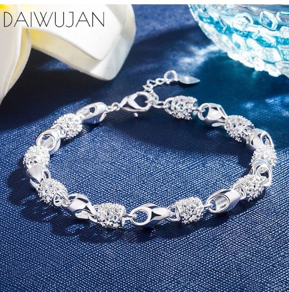 daiwujan ins 925 silver charm bracelets for women hollow beads exquisite bracelet fine jewelry wedding birthday gift, Golden;silver
daiwujan ins 925 silver charm bracelets for women hollow beads exquisite bracelet fine jewelry wedding birthday gift, Golden;silver