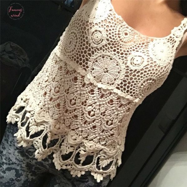 lace crop cropped women crochet tank 2020 t shirts women tank blusa hollow out lace tee shirts femme, White
lace crop cropped women crochet tank 2020 t shirts women tank blusa hollow out lace tee shirts femme, White