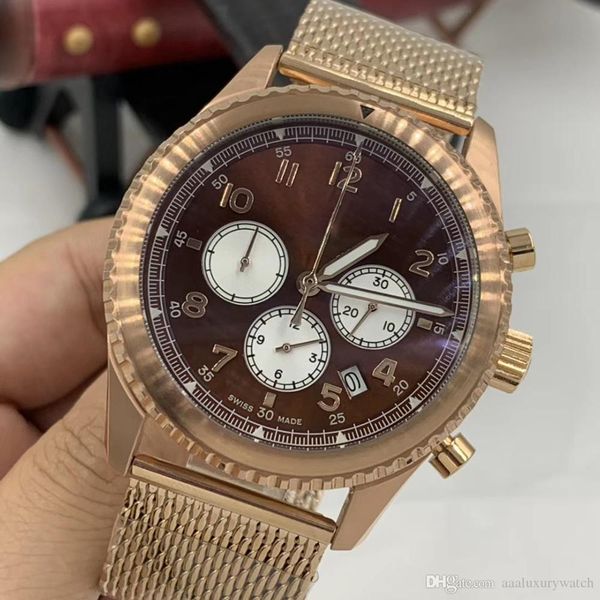 navitimer 8 chronograph quartz chronometer yellow gold mens watch red dial watches luminescent hands and markers wristwatches, Slivery;brown
navitimer 8 chronograph quartz chronometer yellow gold mens watch red dial watches luminescent hands and markers wristwatches, Slivery;brown