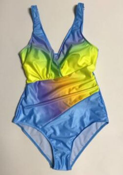 latest bikinis set big bathing suits swimwear rainbow gradient fat woman plus size fat one piece high waist bikini sets
latest bikinis set big bathing suits swimwear rainbow gradient fat woman plus size fat one piece high waist bikini sets