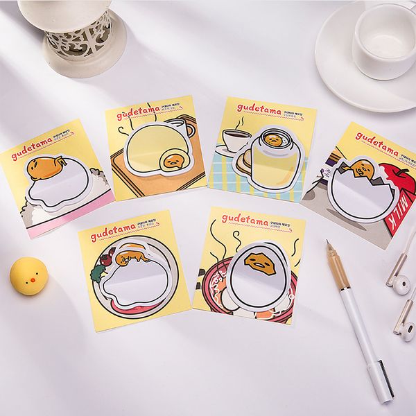 72pcs 20sheets kawaii cartoon lazy egg self-adhesive paper sticky stick marker word writing memo pad note stationery kids gift
72pcs 20sheets kawaii cartoon lazy egg self-adhesive paper sticky stick marker word writing memo pad note stationery kids gift